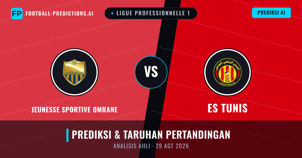 Jeunesse Sportive Omrane vs ES Tunis — prediksi dan pratinjau pertandingan