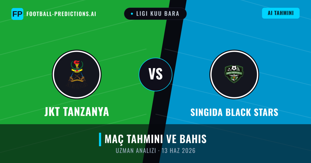 JKT Tanzanya - Singida Black Stars — maç tahmini ve önizleme