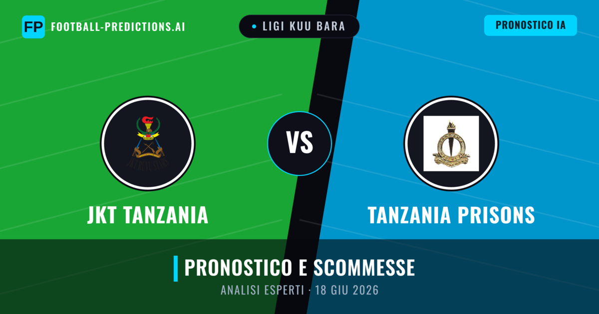 JKT Tanzania vs Tanzania Prisons — pronostico e anteprima del match