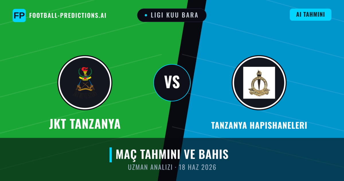 JKT Tanzanya - Tanzanya Hapishaneleri — maç tahmini ve önizleme