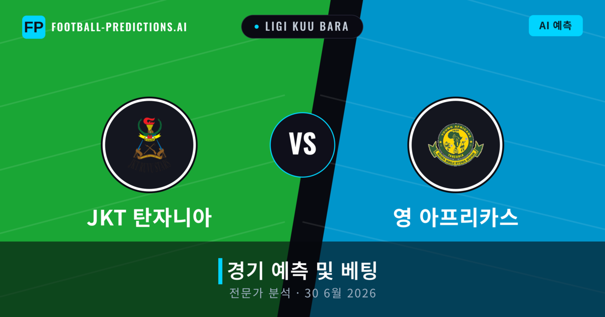 JKT 탄자니아 대 영 아프리카스 — 경기 예측 및 프리뷰