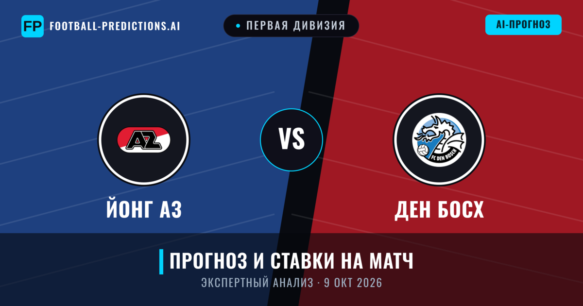 Йонг АЗ – Ден Босх — прогноз и превью матча