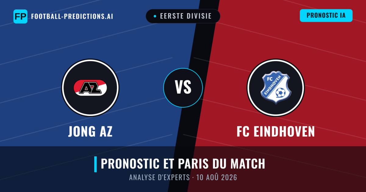 Jong AZ vs FC Eindhoven — pronostic et avant-match