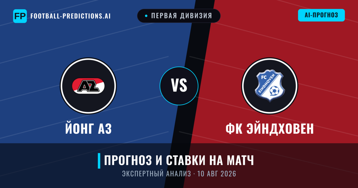 Йонг АЗ – ФК Эйндховен — прогноз и превью матча