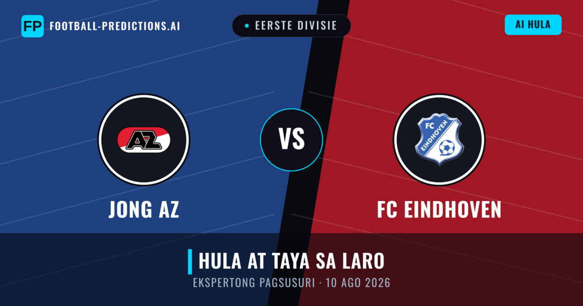 Jong AZ vs FC Eindhoven — hula at preview ng laban