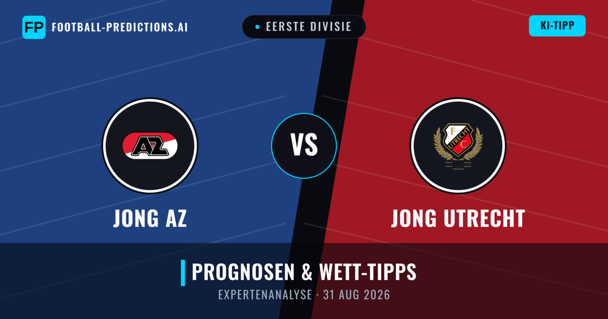 Jong AZ vs Jong Utrecht — Prognose und Spielvorschau