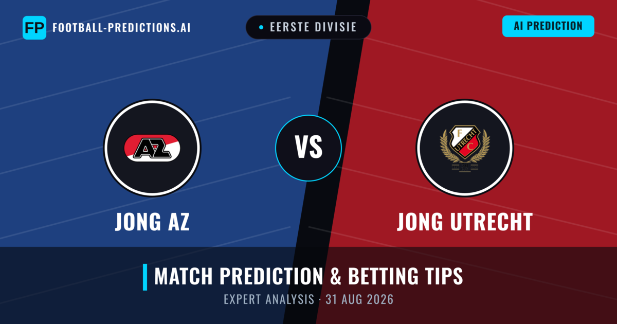 Jong AZ vs Jong Utrecht — match prediction & preview