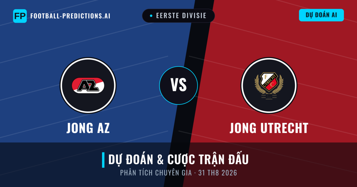 Jong AZ vs Jong Utrecht — dự đoán và xem trước trận đấu