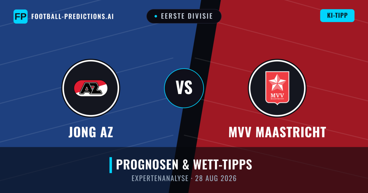 Jong AZ vs MVV Maastricht — Prognose und Spielvorschau