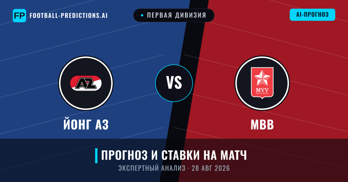 Йонг АЗ – МВВ — прогноз и превью матча