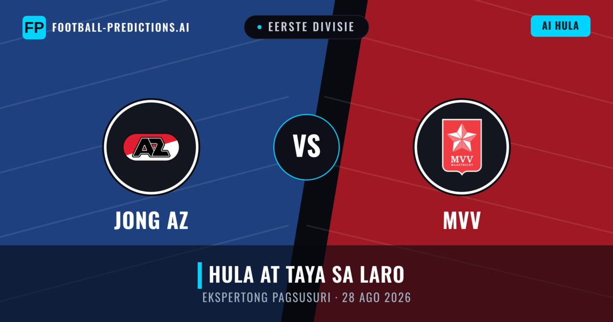 Jong AZ vs MVV — hula at preview ng laban