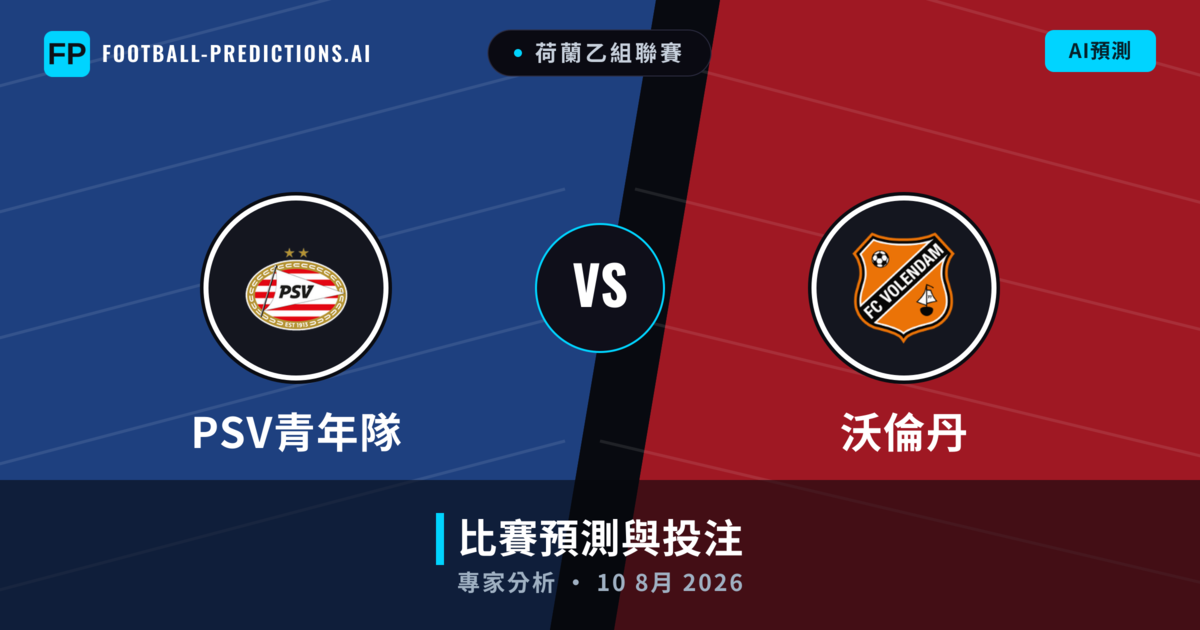 PSV青年隊 vs 沃倫丹 — 比赛预测和前瞻