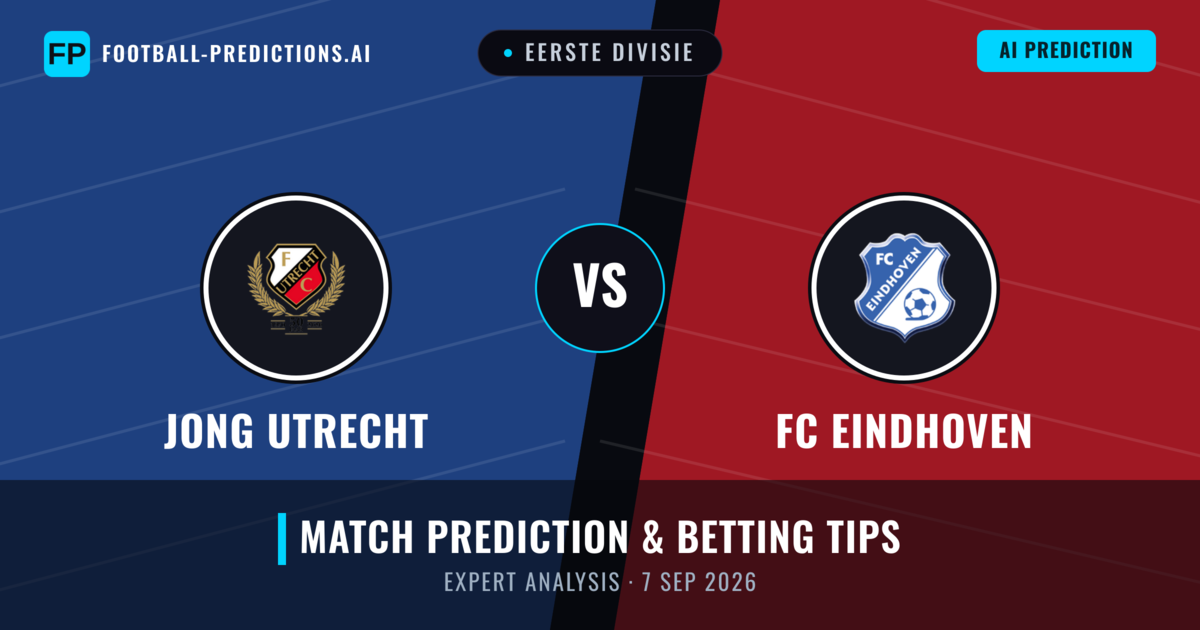 Jong Utrecht vs FC Eindhoven — match prediction & preview