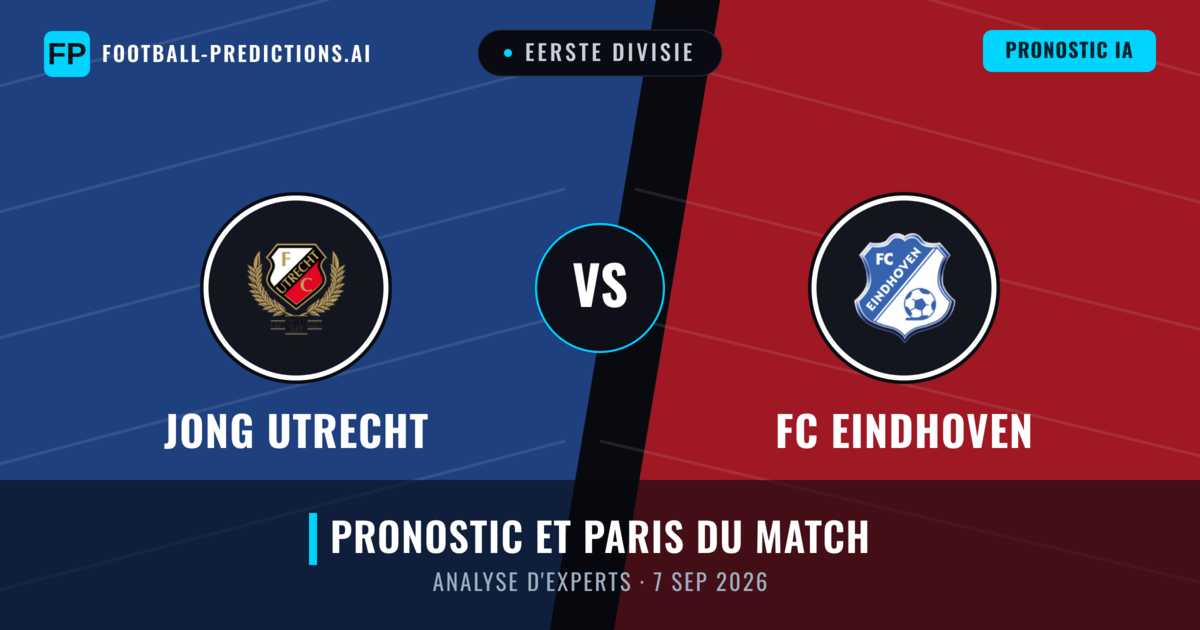 Jong Utrecht vs FC Eindhoven — pronostic et avant-match