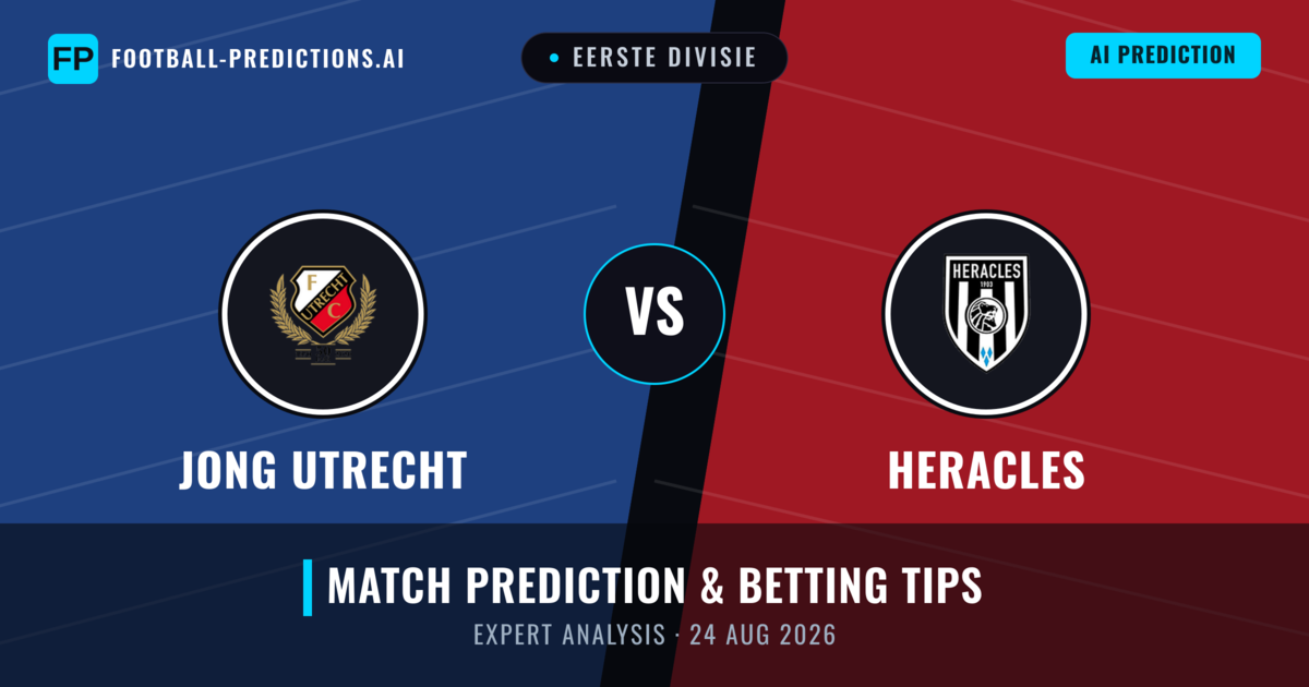 Jong Utrecht vs Heracles — match prediction & preview