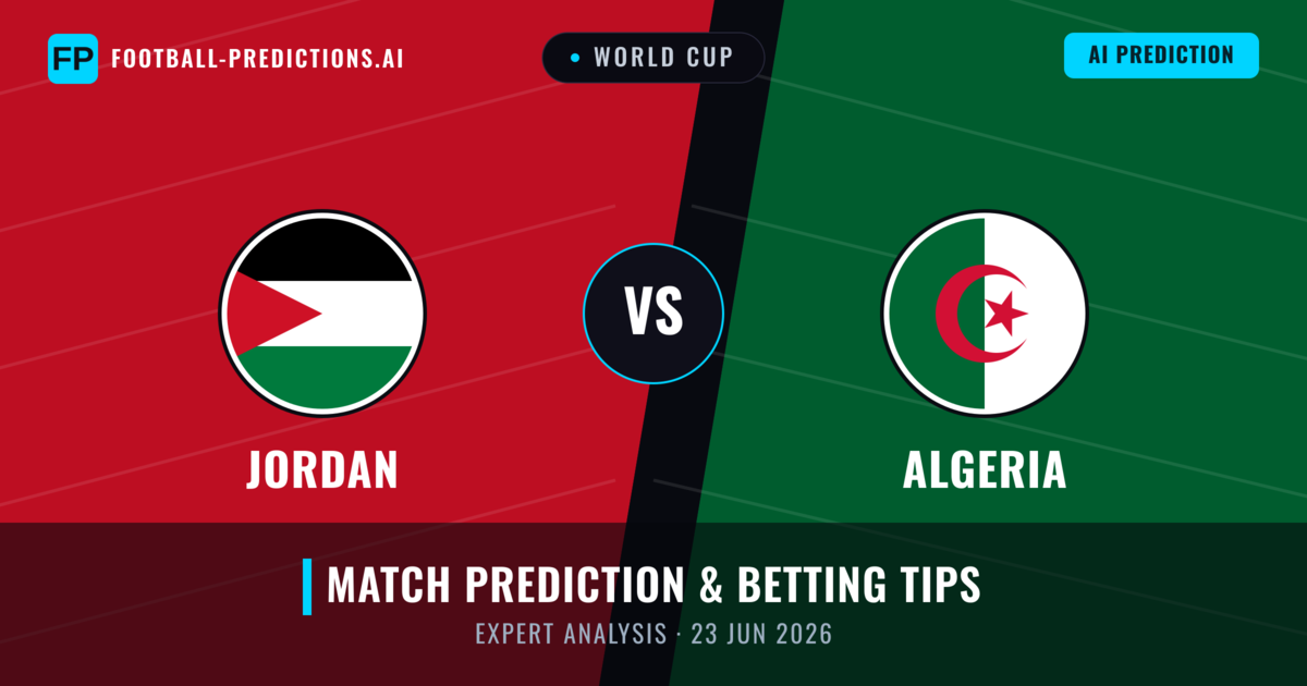 Jordan vs Algeria — match prediction & preview