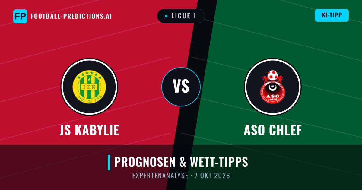 JS Kabylie vs ASO Chlef — Prognose und Spielvorschau