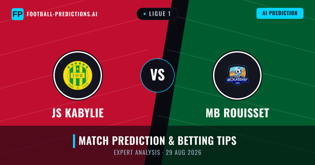 JS Kabylie vs MB Rouisset — match prediction & preview
