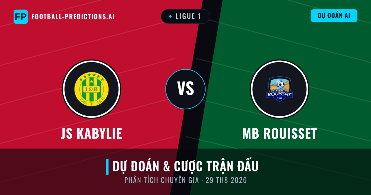 JS Kabylie vs MB Rouisset — dự đoán và xem trước trận đấu