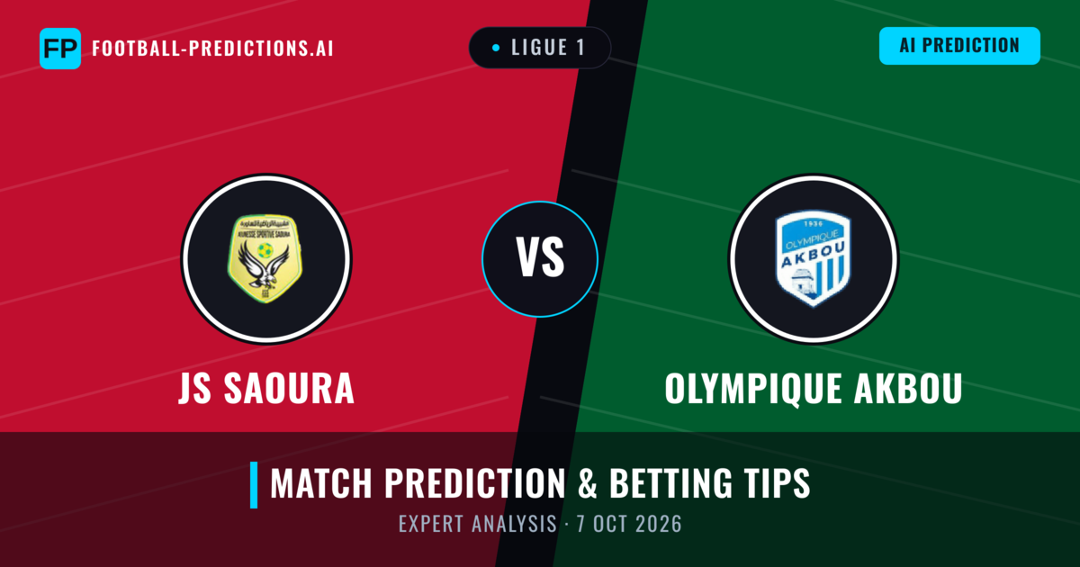 JS Saoura vs Olympique Akbou — match prediction & preview