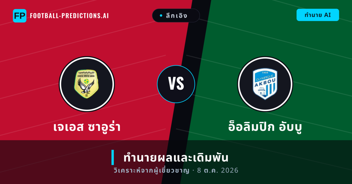 เจเอส ซาอูร่า พบ อ็อลิมปิก อับบู — ทำนายผลและพรีวิวการแข่งขัน