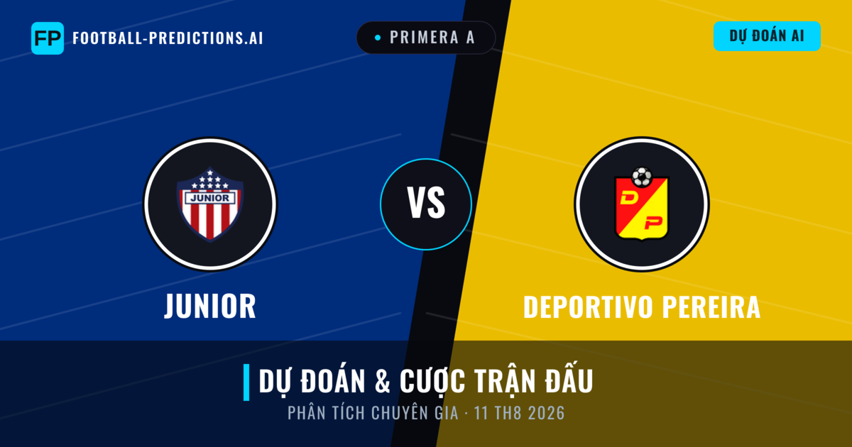Junior vs Deportivo Pereira — dự đoán và xem trước trận đấu