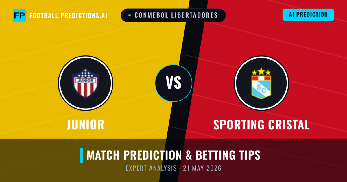 Junior vs Sporting Cristal — match prediction & preview