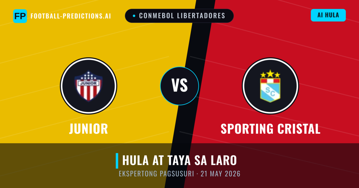 Junior vs Sporting Cristal — hula at preview ng laban