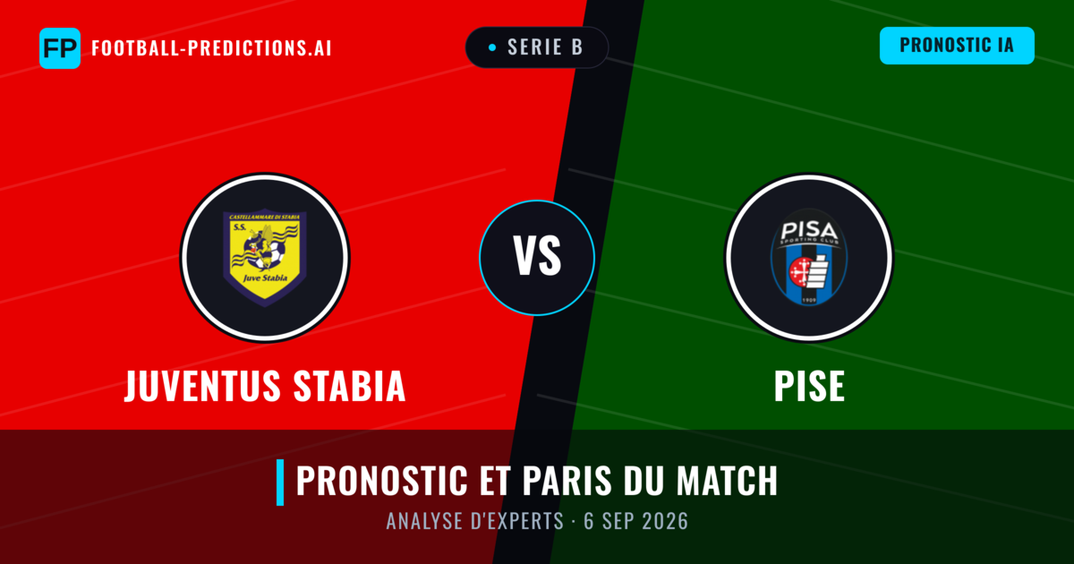 Juventus Stabia vs Pise — pronostic et avant-match