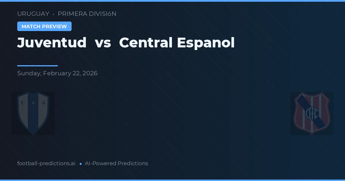 Juventud vs Central Español — prediksi dan pratinjau pertandingan