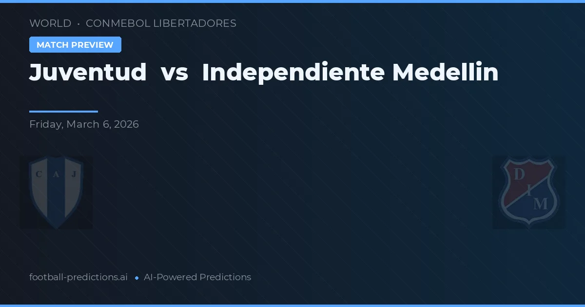 Juventud vs Independiente Medellín — pronostico e anteprima del match