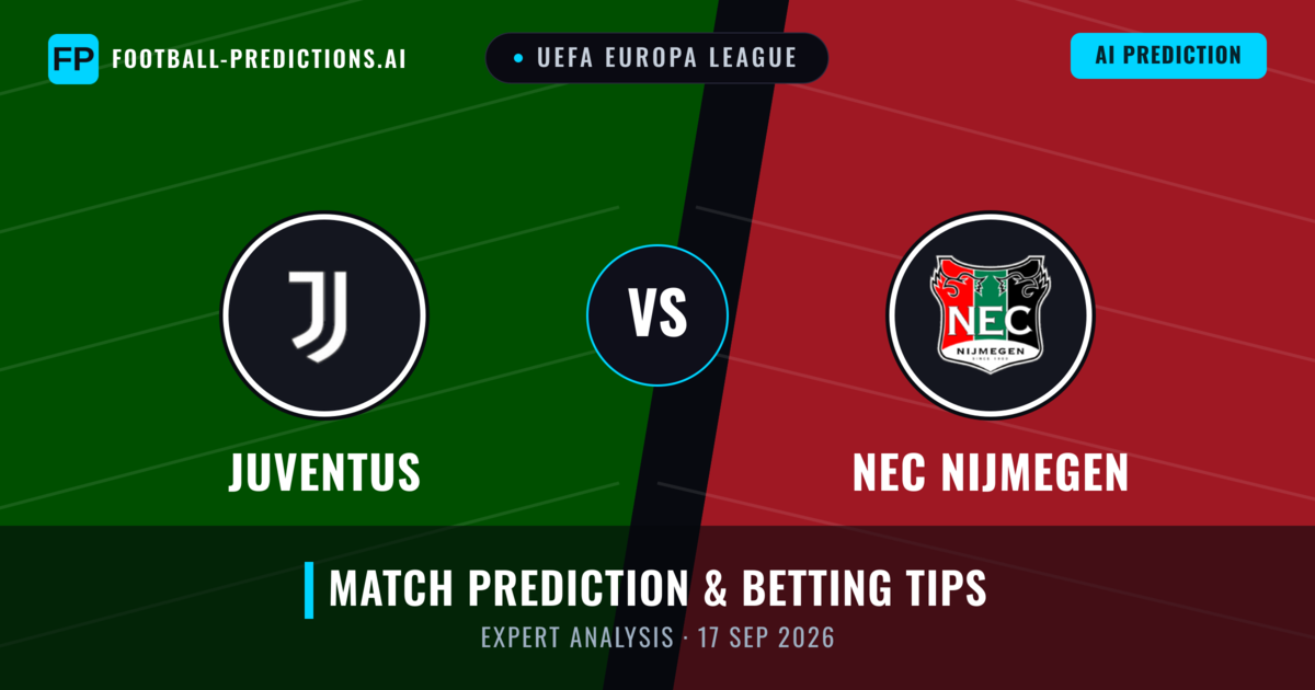 Juventus vs NEC Nijmegen — match prediction & preview