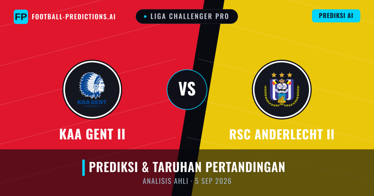 KAA Gent II vs RSC Anderlecht II — prediksi dan pratinjau pertandingan