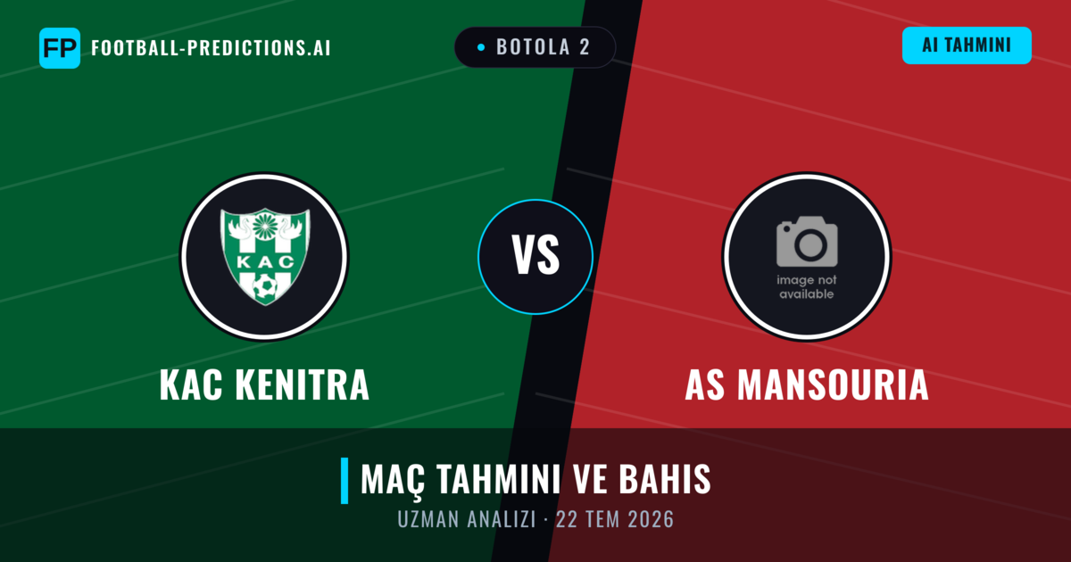 KAC Kenitra - AS Mansouria — maç tahmini ve önizleme