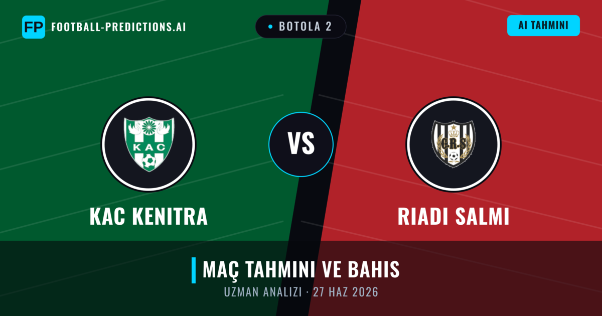 KAC Kenitra - Riadi Salmi — maç tahmini ve önizleme