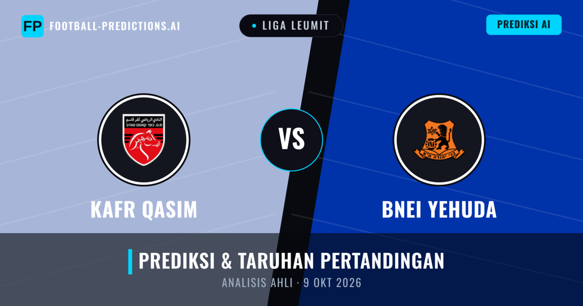 Kafr Qasim vs Bnei Yehuda — prediksi dan pratinjau pertandingan