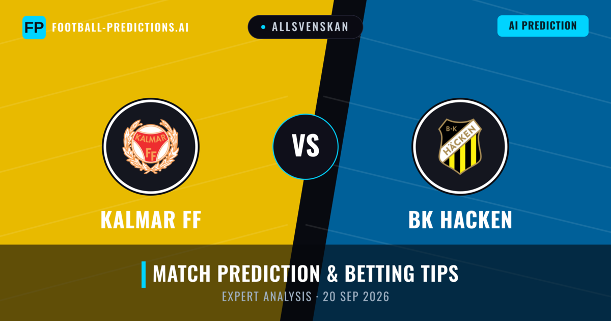 Kalmar FF vs BK Hacken — match prediction & preview