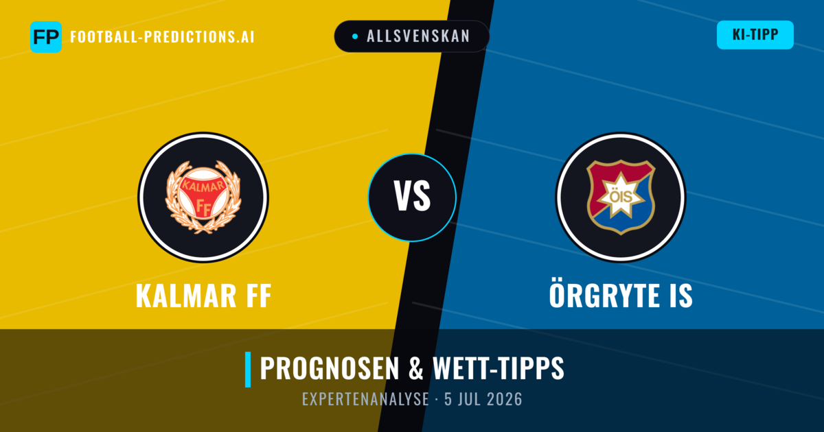 Kalmar FF vs Örgryte IS — Prognose und Spielvorschau