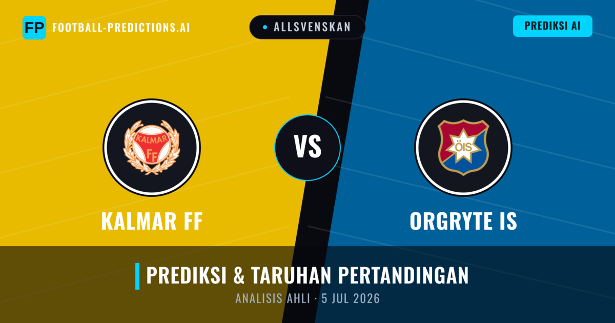 Kalmar FF vs Örgryte IS — prediksi dan pratinjau pertandingan