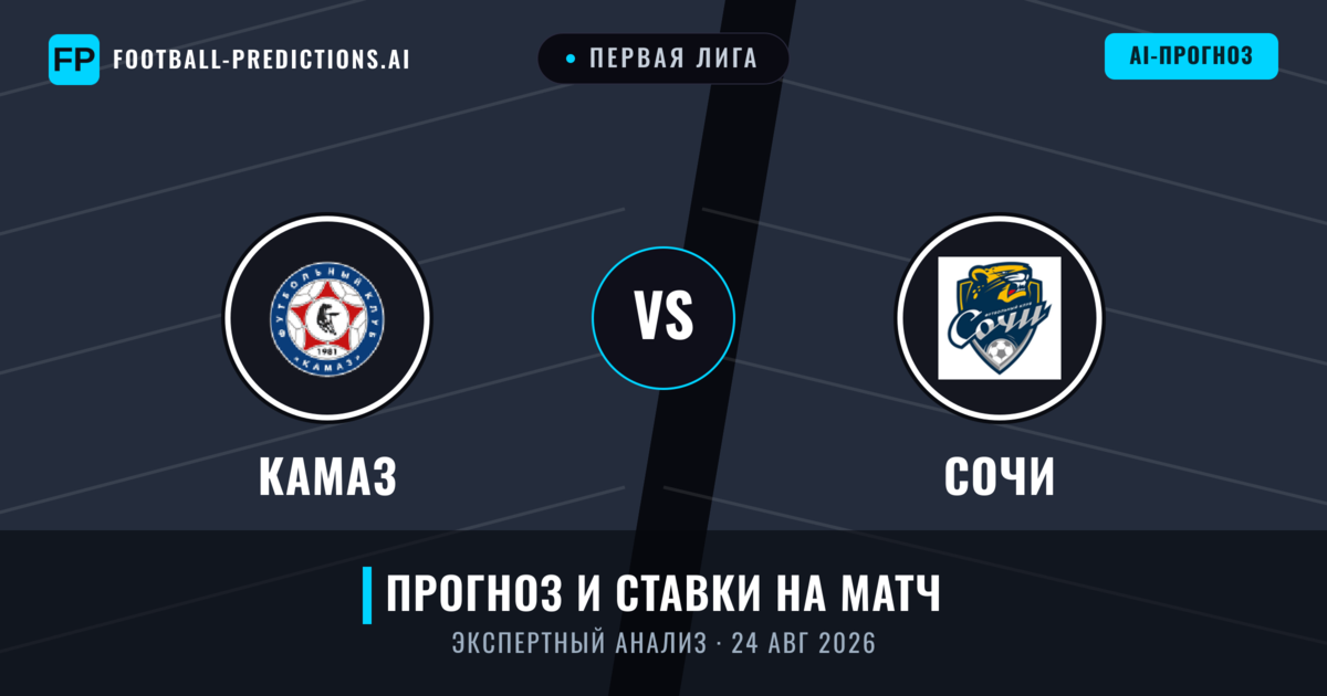КАМАЗ – Сочи — прогноз и превью матча