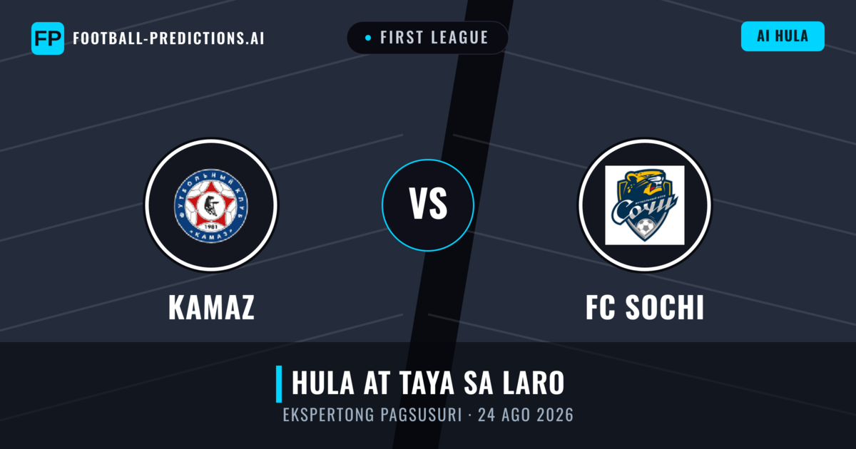 KAMAZ vs FC Sochi — hula at preview ng laban