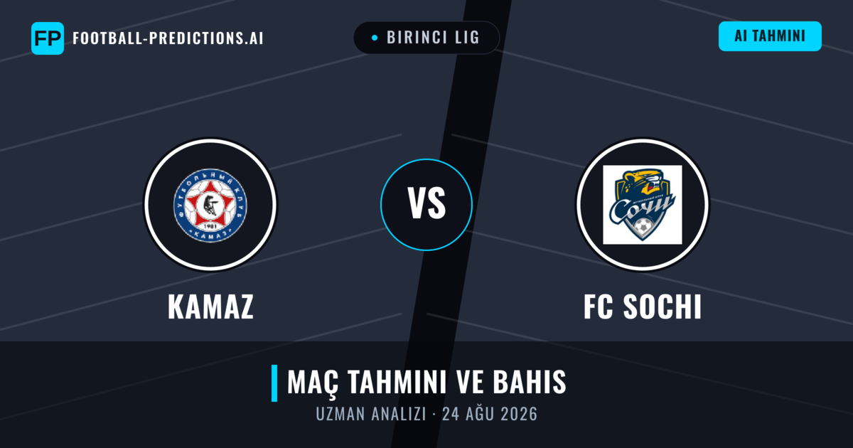 KAMAZ - FC Sochi — maç tahmini ve önizleme