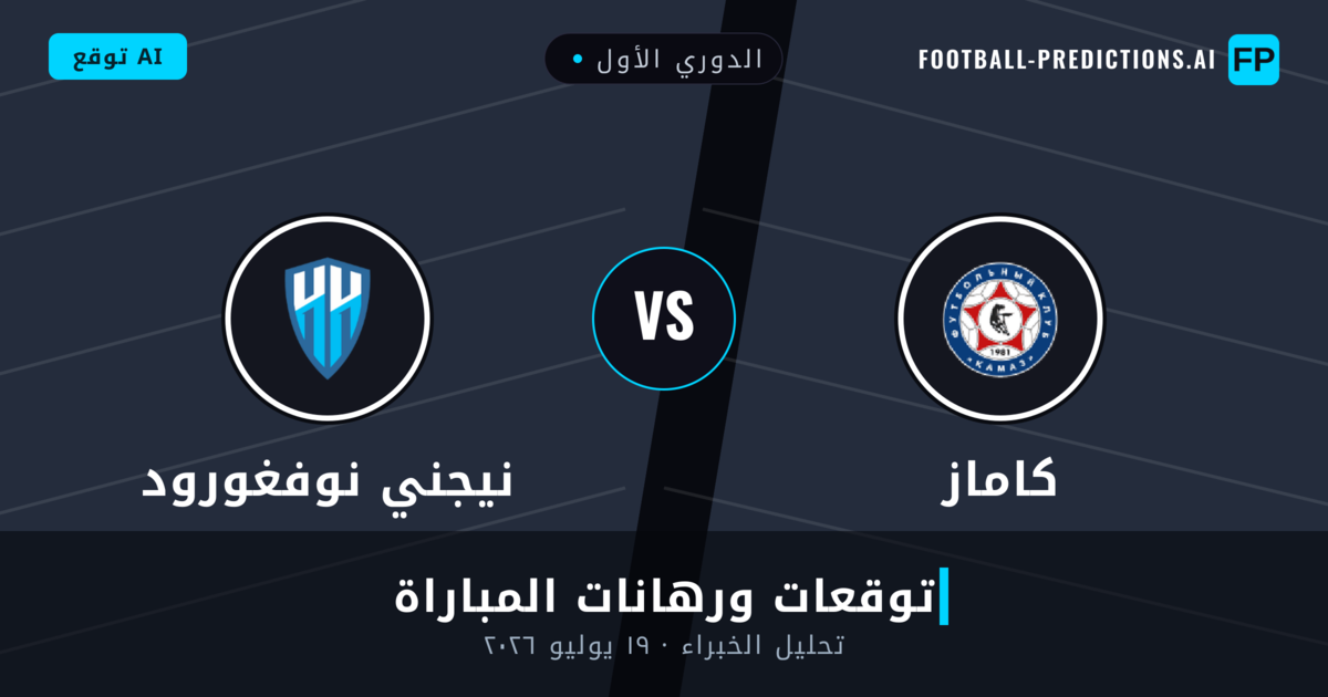 كاماز ضد نيجني نوفغورود — توقعات ومعاينة المباراة