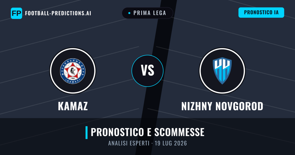 KAMAZ vs Nizhny Novgorod — pronostico e anteprima del match