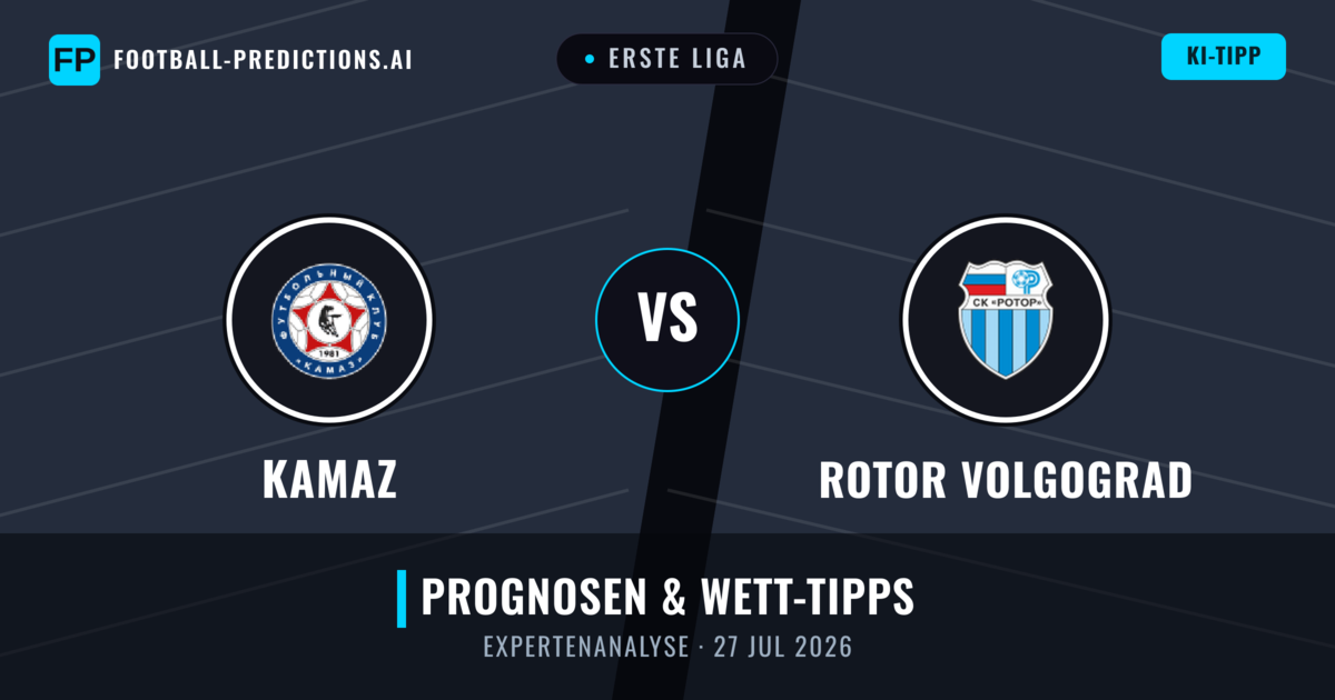 KAMAZ vs Rotor Volgograd — Prognose und Spielvorschau