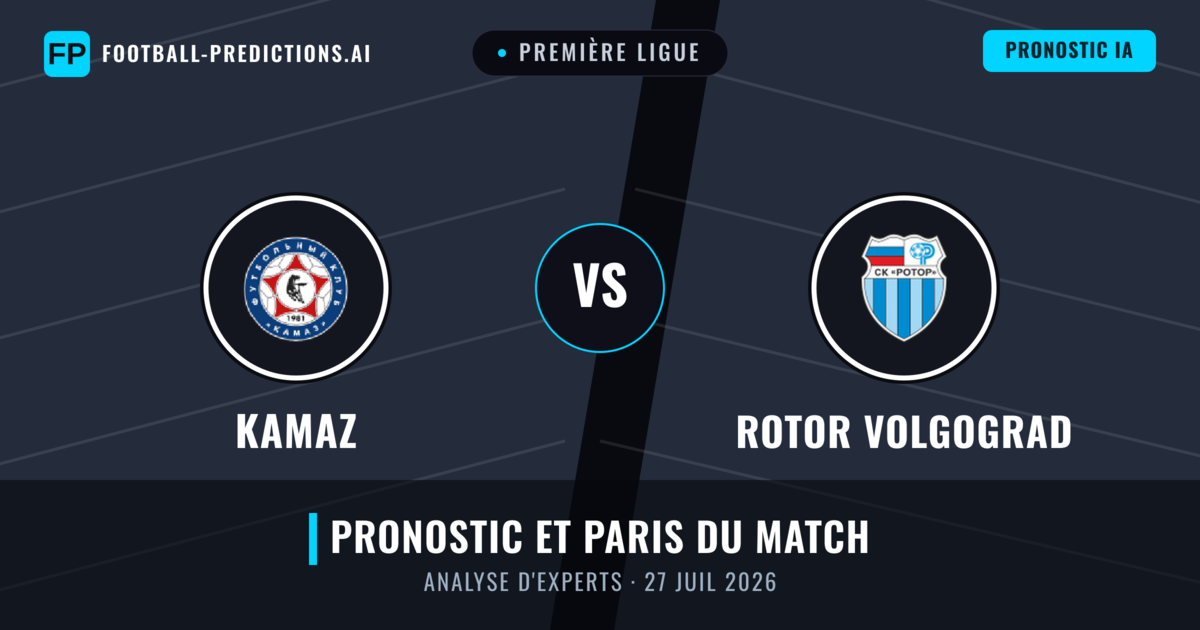 KAMAZ vs Rotor Volgograd — pronostic et avant-match