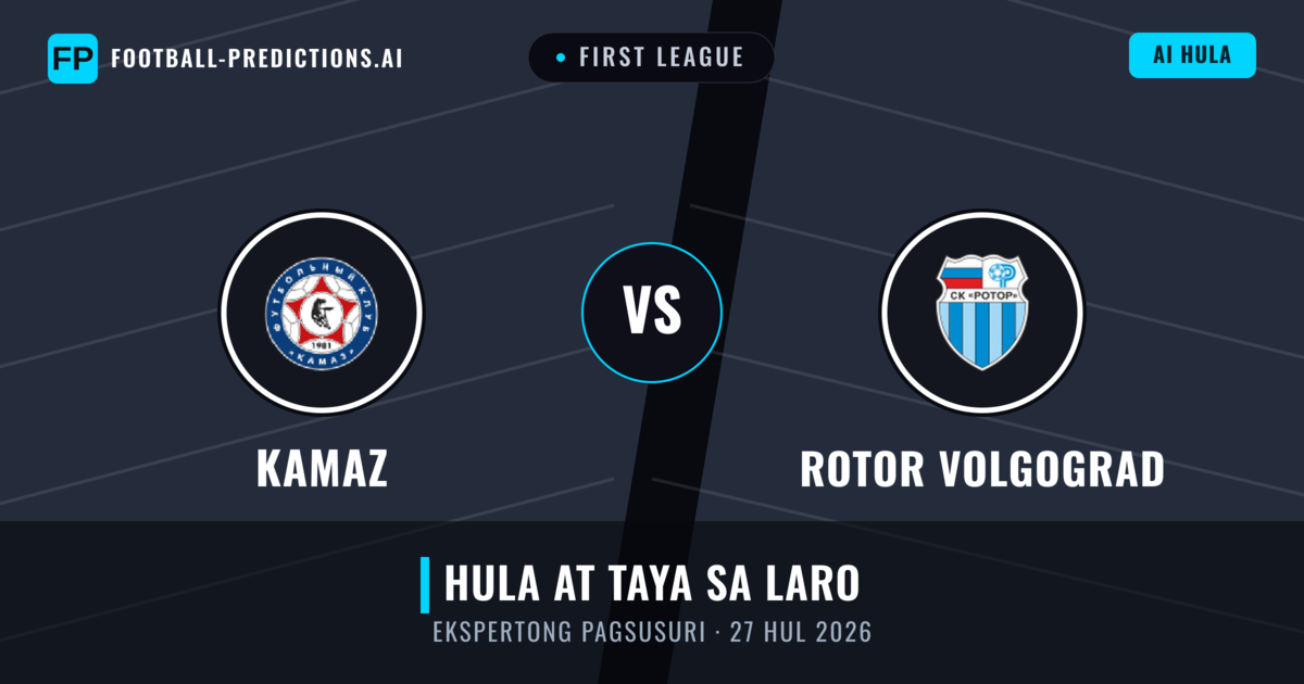 KAMAZ vs Rotor Volgograd — hula at preview ng laban