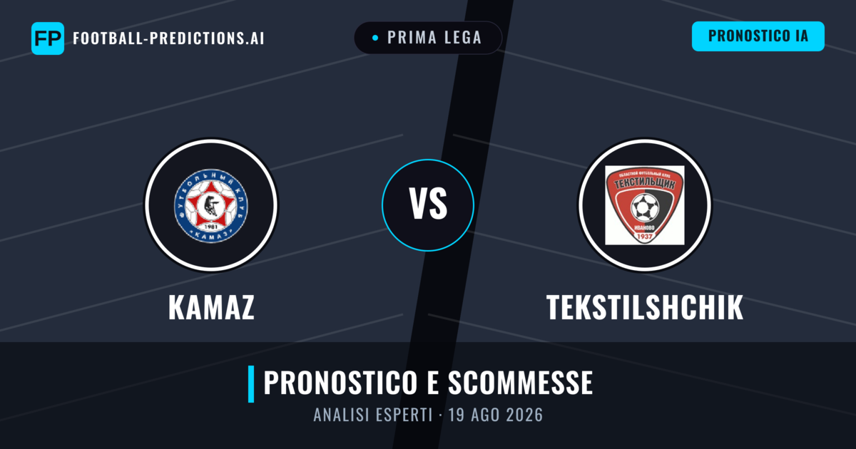 KAMAZ vs Tekstilshchik — pronostico e anteprima del match