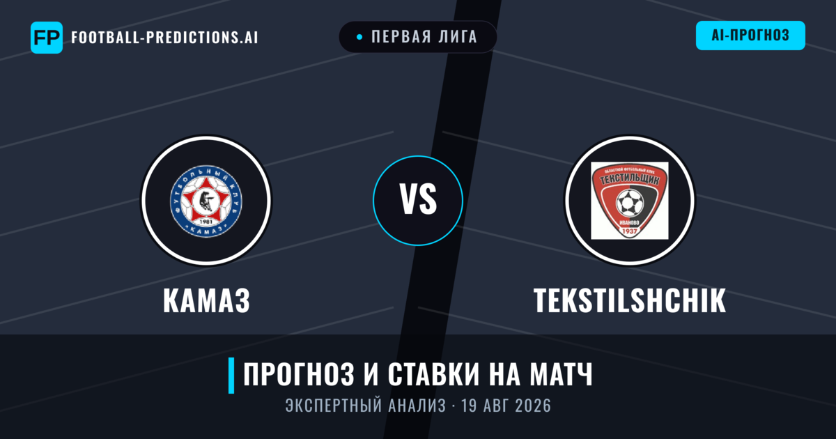 КАМАЗ – Tekstilshchik — прогноз и превью матча