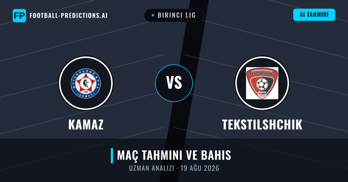KAMAZ - Tekstilshchik — maç tahmini ve önizleme